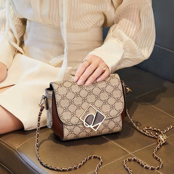 

2023 fashion letters designer bags women's messenger shoulder chain lock small square bag tide women handbags 50% off discount sale