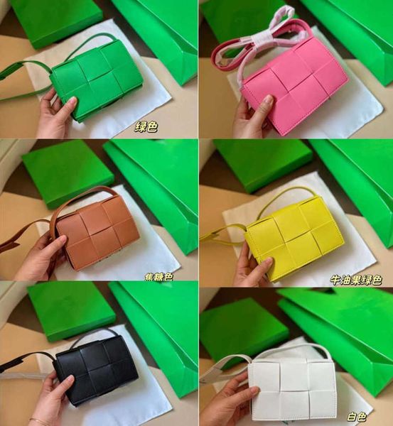 

genuine leather cassette bags women's men tote crossbody bags luxury designer shopping wallet original cases card pockets