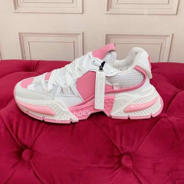 

2023 casual shoes flat sole sneakers women luxury designer trainers leather woman womens shoes, Black