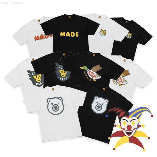 

human made t-shirt men women tee 0227, White;black