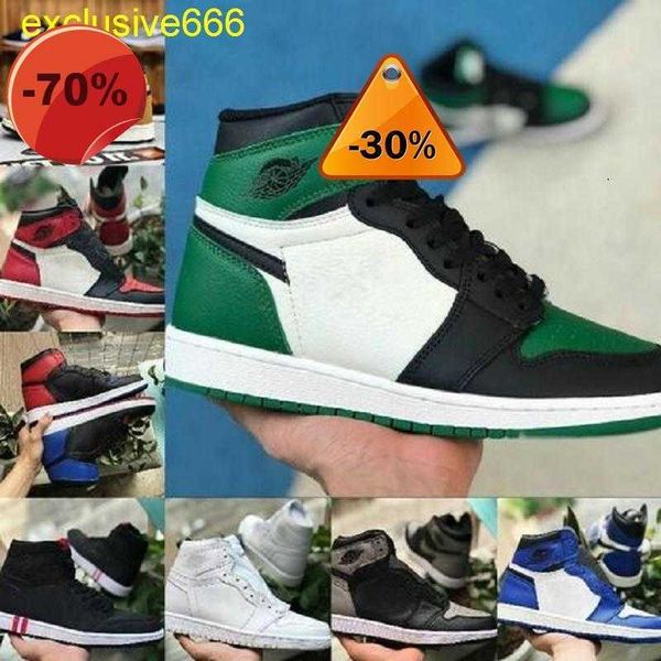 

sandals og2023 1 1s basketball shoes men women snake manbasketballshoes blue unc patent white twist green toe shoe mens mocha, Black
