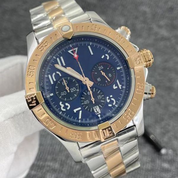

sichu1 men's watch 46mm quartz battery luminous sapphire waterproof casual classic montre de luxe, Silver