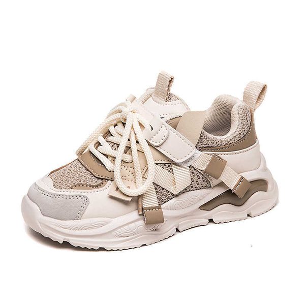 

girls' sports shoes 2023 spring 1 style chil1en's father shoes casual light sports shoes chil1en's soft soled sports shoes, Black
