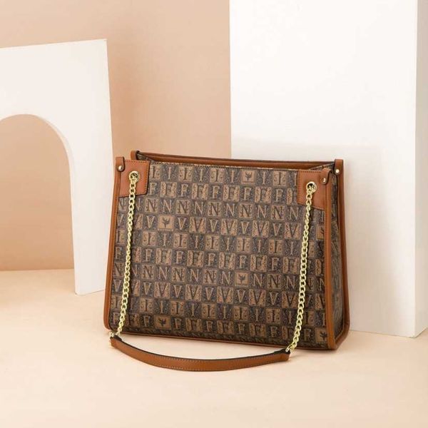 

2023 fashion letters designer bags women's tote large capacity hand shoulder underarm chain bag women handbags 50% off discount sale