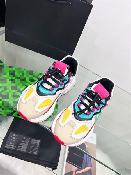 

2023 casual shoes boots women travel leather lace-up sneaker fashion lady designer running trainers letters woman shoe flat printed men snea, Black