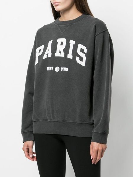 

womens two piece pants women hoodie fall and winter letter printed round neck 100% cotton sweatshirt 230227, White