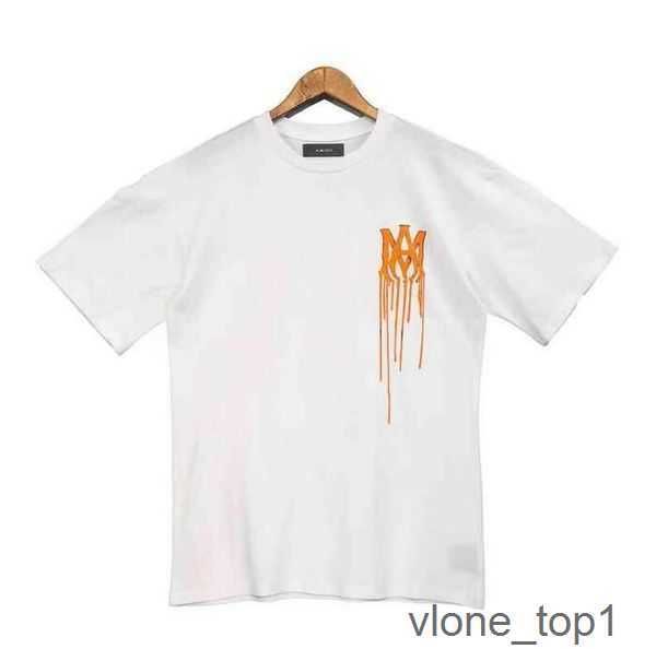 

sleevet-shirt amirly designer t-shirts y summer fashion brand sand fluid letter short printed men's and women's 1am iri 9y5c, White;black