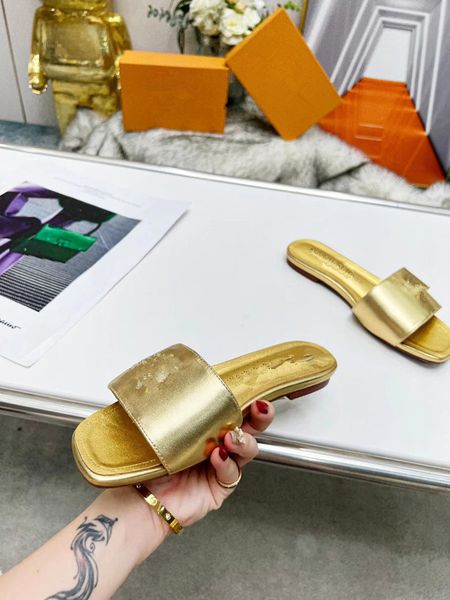 

classic designer women half slippers cowhide 100% leather suede thick heels metal slides woman shoe beach lazy sandals high heeled shoes lar, Black