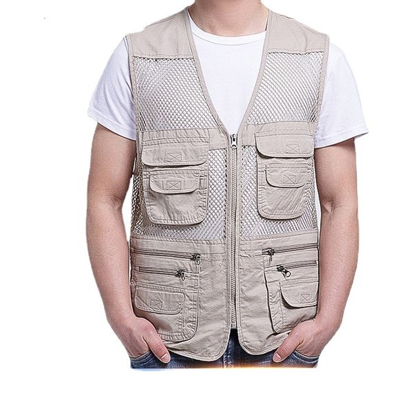 

men's vests mens fishing vest tackle 230225, Black;white