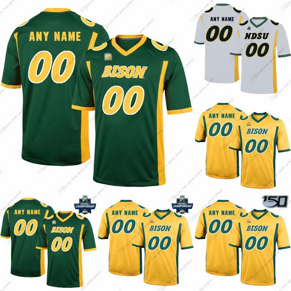 

custom ncaa college north dakota state bison football jerseys griffin crosa drew klein will cardinal kaedin steindorf caleb bowers peter and, Black