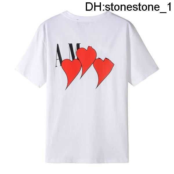 

2023ss mens t-shirts designer galleryes depts am t shirt men women streetwear splash ink graffiti print short-sleeved am336 181efi, White;black