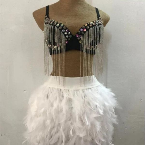 

skirts korean wwinter beautiful feather skirt with buttocks 230225, Black