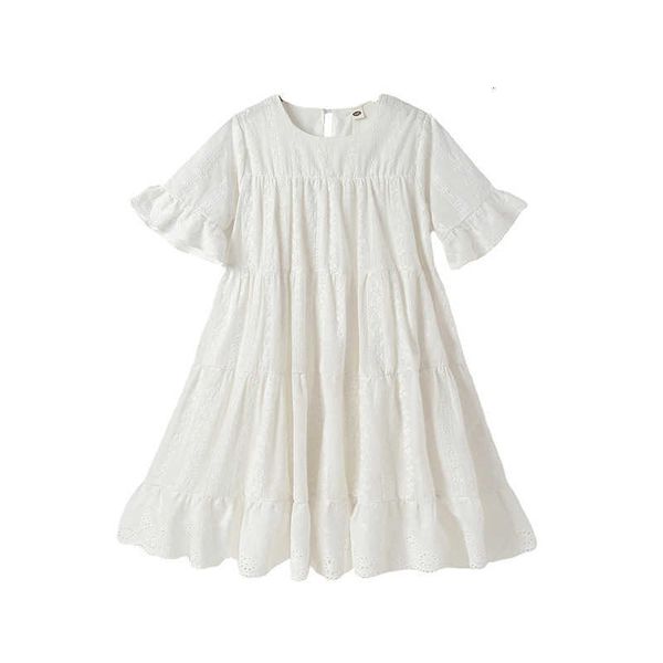 

han beibei chil1en's 1ess girls' 1ess 2023 new summer chil1en's lace princess 1ess spring 1ess short sleeve 1ess tide, Blue