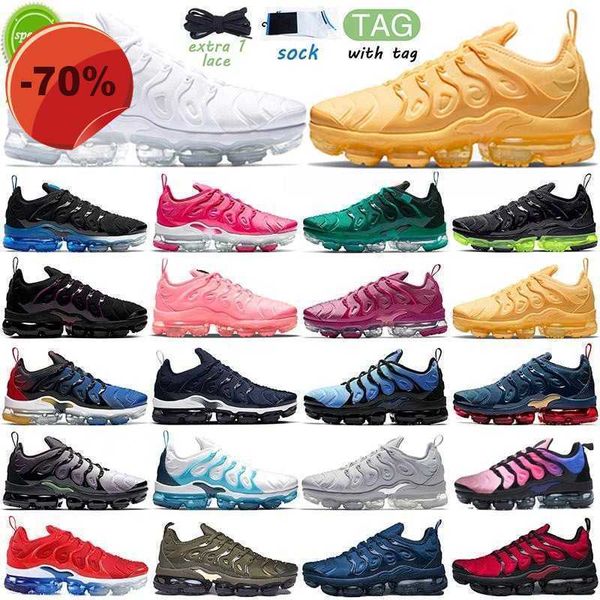 

slippers star tn plus running shoes men women black bubblegum yolk cherry cool grey neon olive pure platinum dark blue mens womens sports