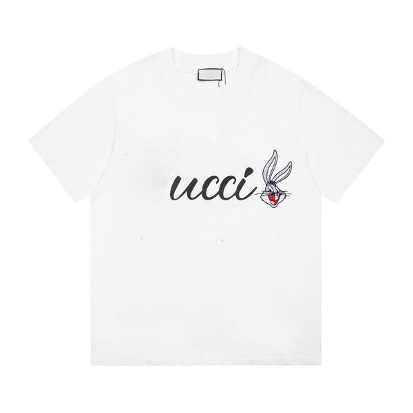 

2021ss spring and summer new high grade cotton printing short sleeve round neck panel tshirt size mlxlxxlxxxl color black white 5tm7, Black;brown