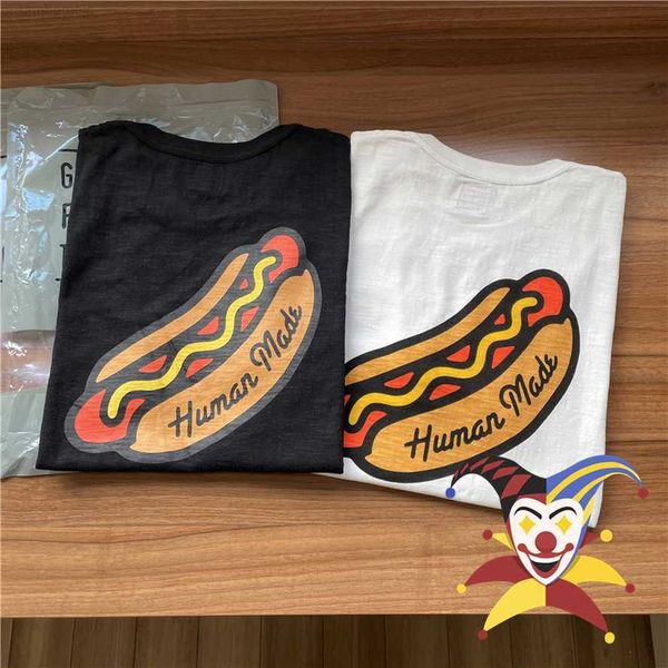 

2022ss dog human made t-shirt short sleeve men women harajuku tee 0227, White;black