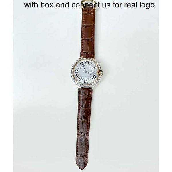 

women watches mechanical fashion watch ballon de net-red full-automatic cartiars with diamond inlay women for lovers hollow-out waterproof u, Slivery;golden