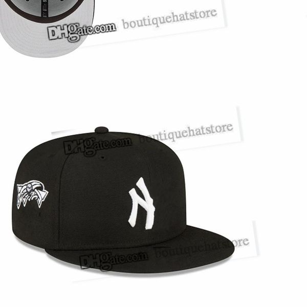 

2023 men's baseball fitted hats classic black color hip hop new york sport full closed design caps chapeau 2000 stitch heart " ser, Blue;gray