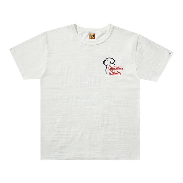 

men's t-shirts human tee made cotton summer 2023 leisure casual loyal dog print t-shirt, White;black