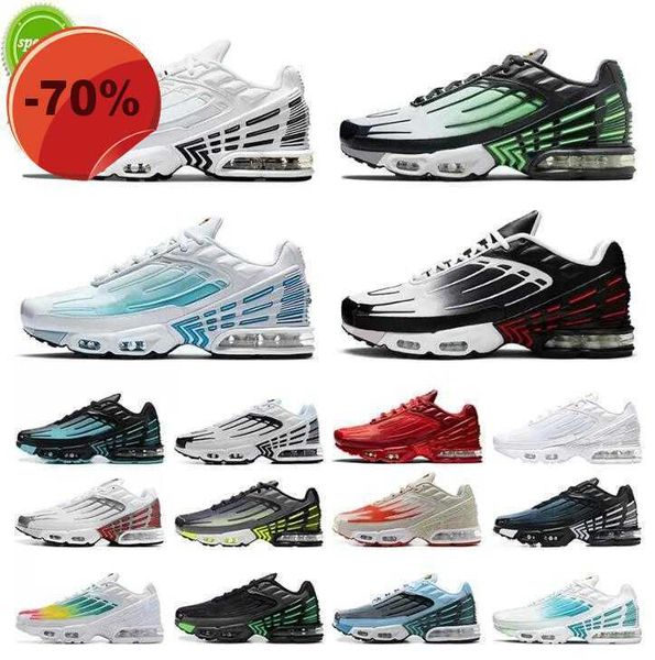 

slippers star tn plus tuned 3 iii 2 running shoes 2023 men women trainers all white black silver air laser blue tns sport sneakers leather