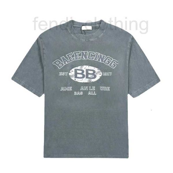 

men's casual shirts designer approved 2022 summer new rinted letters washed old men's and women's short-sleeved t-shirt 87uq, White;black