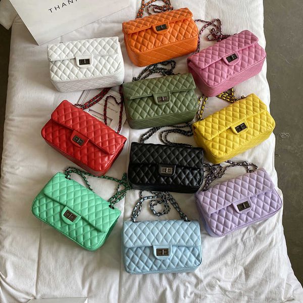 

luxury designer 2023 new ladies bags rhombus shoulder chain cross-body small women's bag bags fashion crossbody handbags