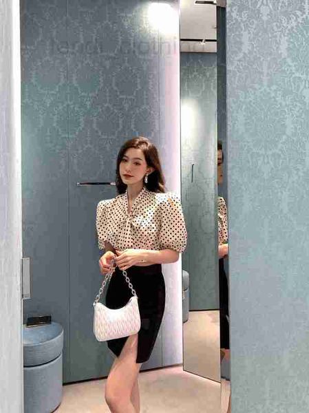 

women's blouses & shirts designer shenzhen nanyou high-end 22 early spring fashion age reducing bubble sleeve lace bow 3okc, White