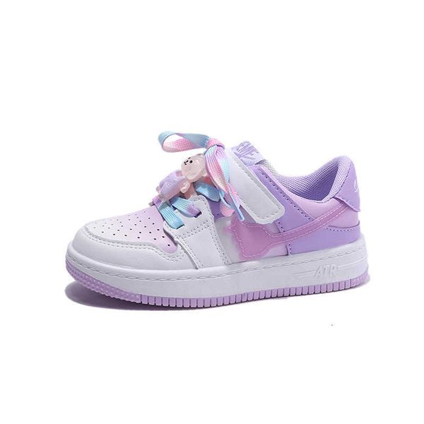 

girls' board shoes 2023 spring chil1en's shoes primary school chil1en's shoes middle and large chil1en's cartoon soft so, Black