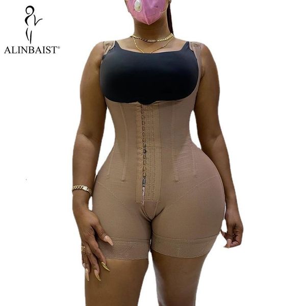 

women's shapers fajas colombianas reductoras shapewear bodysuit hook eye closure tummy control adjustable crotch open bust gaine aminci, Black;white