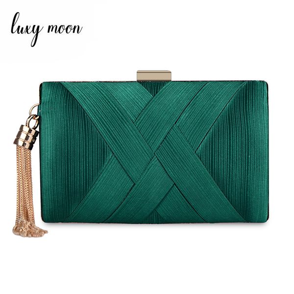 

evening bags metal tassel women clutch bag chain evening bags shoulder handbags classical style small purse day evening clutch bags 230227