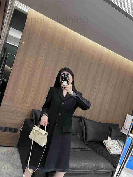 

women's trench coats designer shenzhen nanyou high-end autumn and winter new products grand blogger fan bao blue long wool coat 9zuz, Tan;black