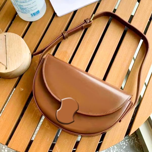 

hobo teen triomphe shoulder soho fashion lady bag women's men designer tote handbag purse half moon flower real leather wallets clutch