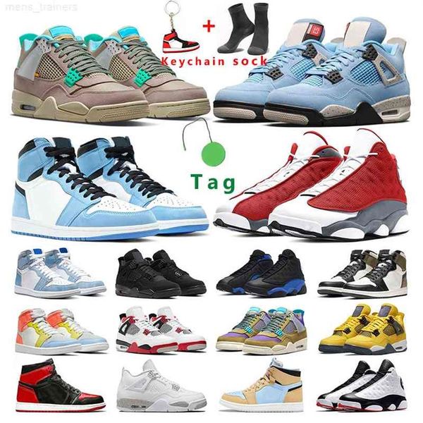 

men basketball shoes 1s university blue 4s white oreo taupe haze black cat 13s red flint hyper royal women sport sneaker trainer o2732