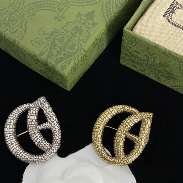

luxury designer broochs new pins brooch for woman man broochs fashion accessories supply, Gray