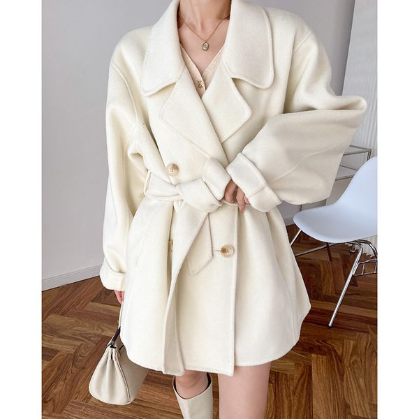 

women's wool blends lgr all season women coat 230227, Black