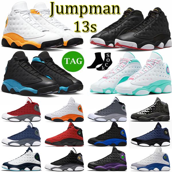 

jumpman 13 mens womens basketball shoes french blue flint olive del sol shoe starfish sports obsidian black flint trainers 13s playoffs dhga