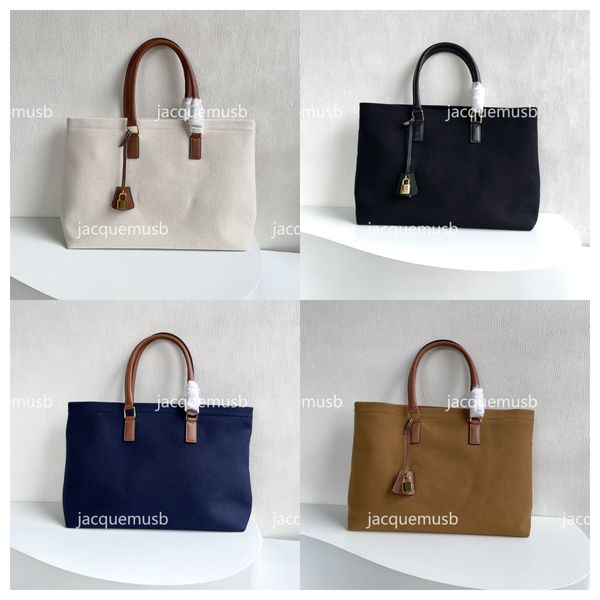 

fabric cabas tote bag beach shoulder handbag purse patchwork leather large capacity bag luxury designer lady leisure shopping bag