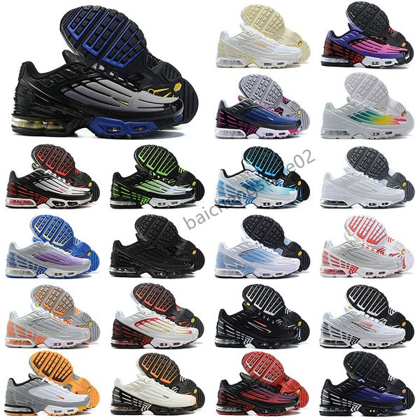 

2022 casual shoes tn plus 3 running shoes obsidian white aquamarine laser blue ghost green men women trainers sports sneakers designer multi