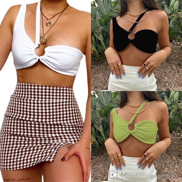 

american suspender camisole new short coat spice girl bm vest womens hollow out clothes, White
