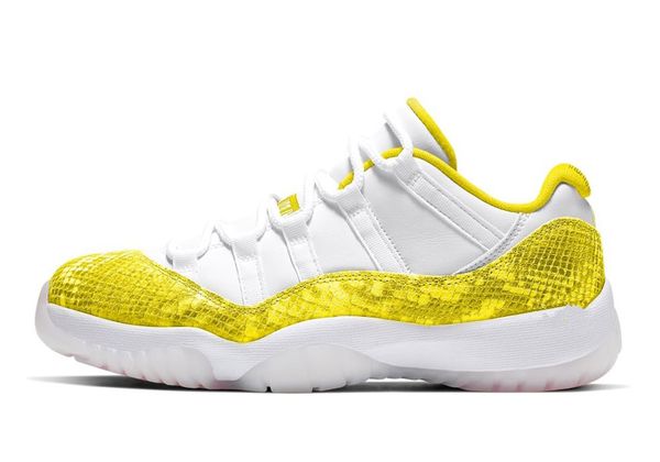 

2023 new basketball shoes 11s yellow snakeskin excellent quality designer mens jumpman 11s shoes sports sneakers size eu40-46