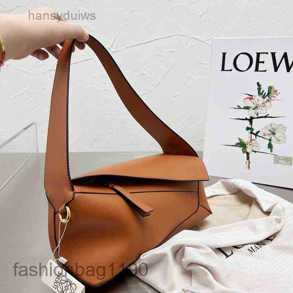 

shoulder bag bags designer loews 2023 women handbag puzzles trend stitching geometric single underarm leather magic portable large cap s6id