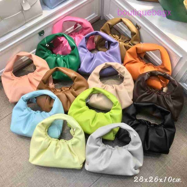 

bottegsa genuine jodie bottegs bags online shop cloud bag large capacity croissant 2023 new year fold clip portable women's cowhid