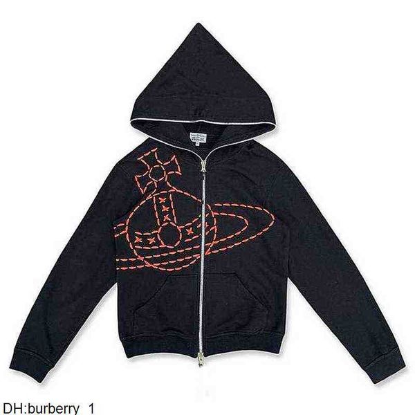 

planet print american oversized hoodie female y2k gothic punk harajuku street zipper hoodie women casual loose sweatshirtxsb0, Black
