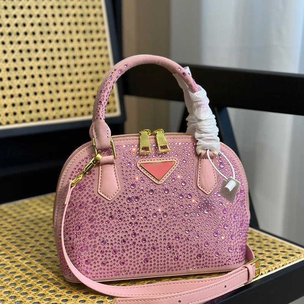 

designer rhinestone bag shine evening bag fashion shoulder crossbody totes handbags women shell wallets luxury work party shopping purse2302