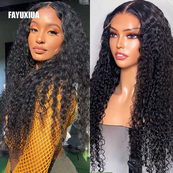 

synthetic wigs lace front wig colored curly wigs deep wave frontal for black women afro kinky synthetic ombre glueless cosplay 230227