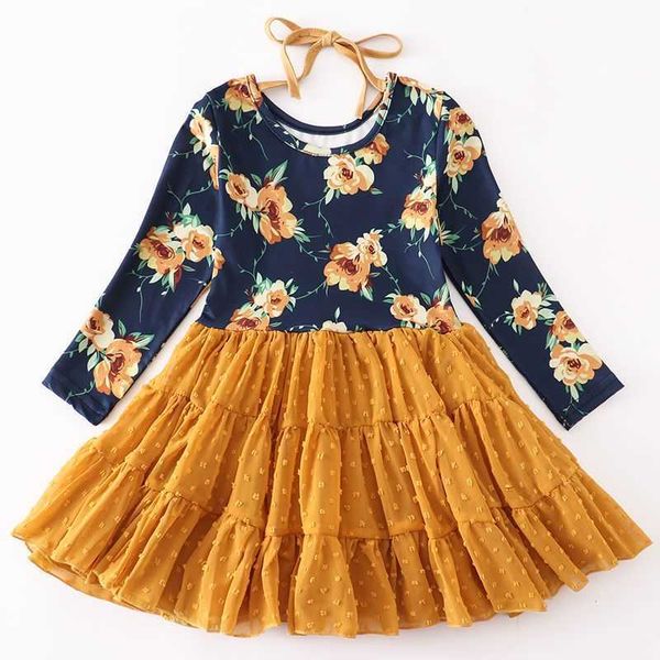 

girl's dresses girlymax fall halloween thanksgiving baby girls sunflower pumpkin floral tutu skirt twirl dress knee length kids clothin, Red;yellow