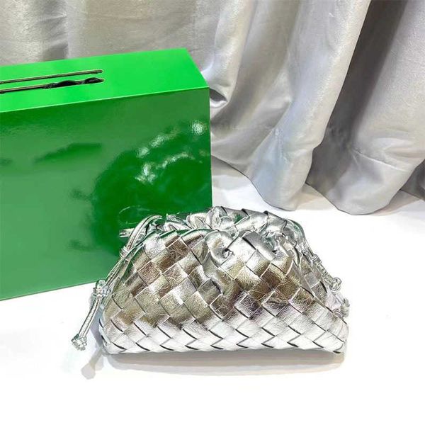 

bag designer single bottegas 2023 venetas leather shoulder pouch bags woven cloud wrinkled dumpling women's messenger 3zkx zt5u