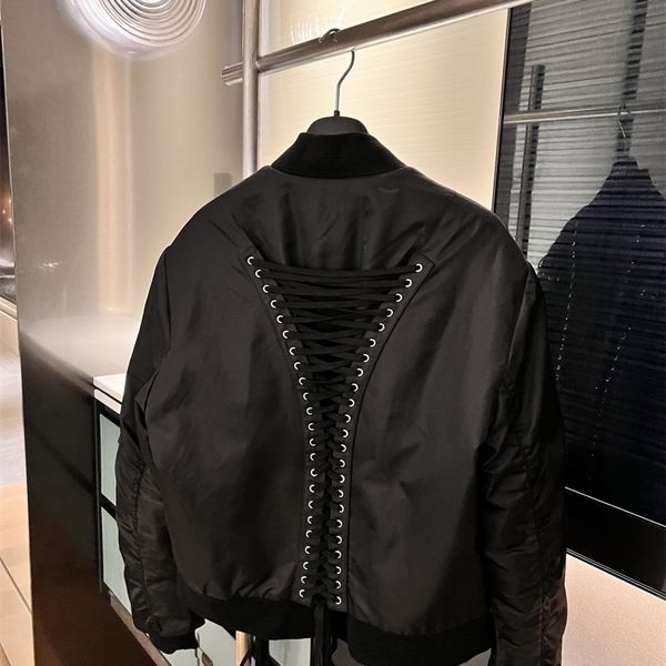 

women s jackets 22 autumn and winter women fashion runway designer thickened cotton padded coat heavy industry corns wear rope 230225, Black;brown