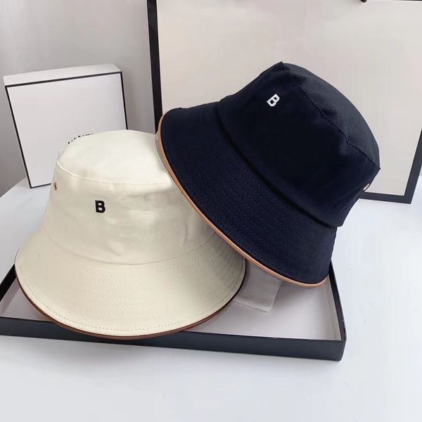 

2023 designer bucket hat wide brim hat embroidered alphabet men's and women's basin hats sun protection sunscreen spring outdoor t, Blue;gray