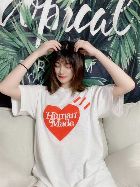 

men's t-shirts human tee made cotton summer 2023 leisure casual cry girl love letter short sleeve couple t-shirt, White;black